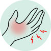 Pain in the hand
